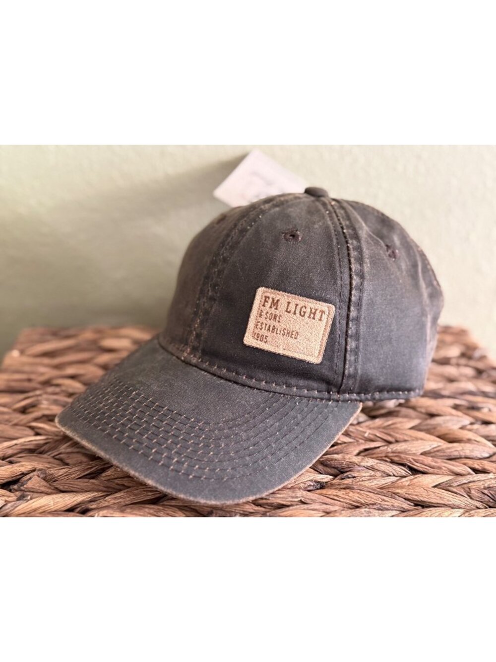 New F.M.‎ Light & Sons Steamboat Colorado Strapback Hat Brown strap back